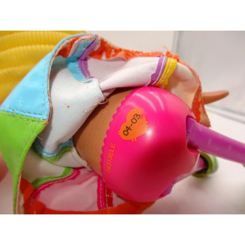 Lalaloopsy April‎ Sunsplash Rainbow Doll 12-inch + Pet Toucan Pink Orange Yellow